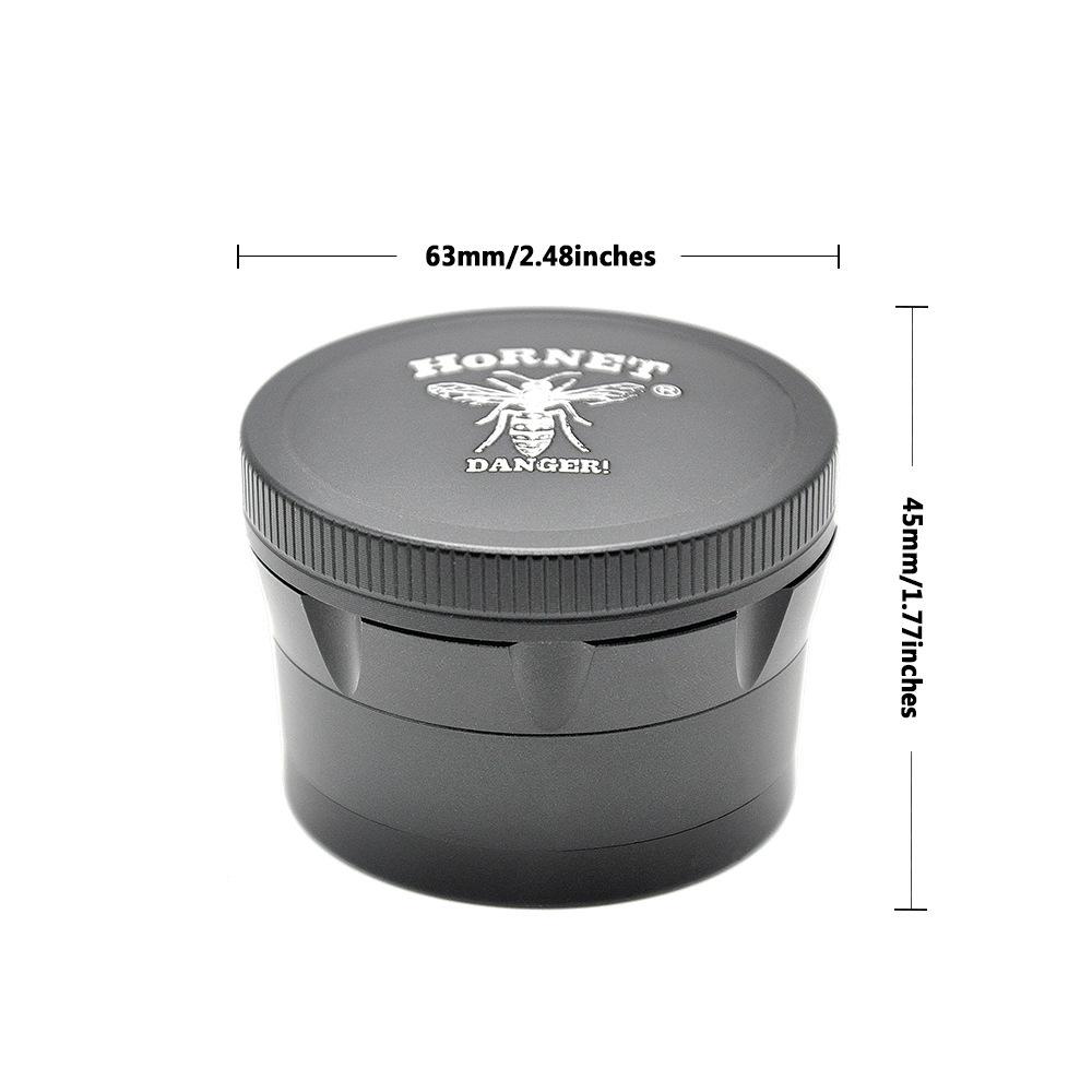 Hornet Herb Grinder 4 Layer 63MM (3 Color)