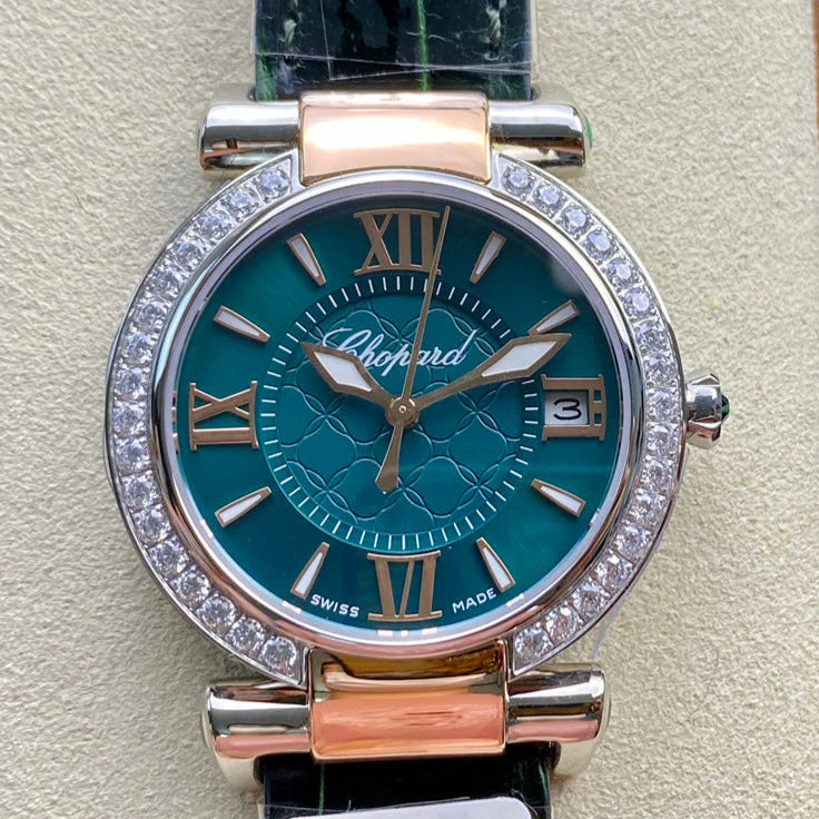 Chopard Watch Impepiale 36mm Diamond Green Dial