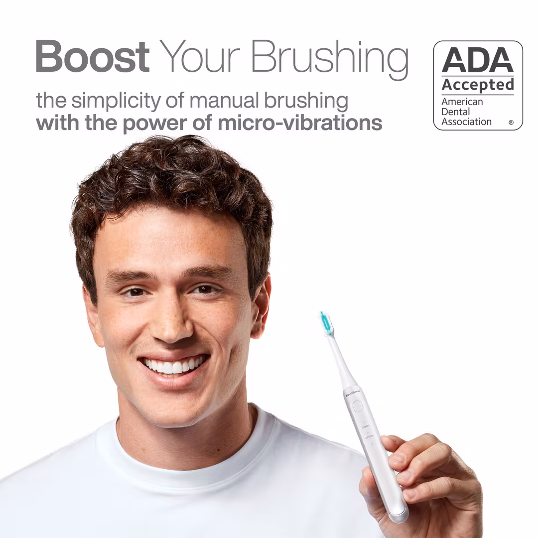 AquaSonic  Icon Rechargeable Electric Toothbrush with Magnetic Holder & Travel Case