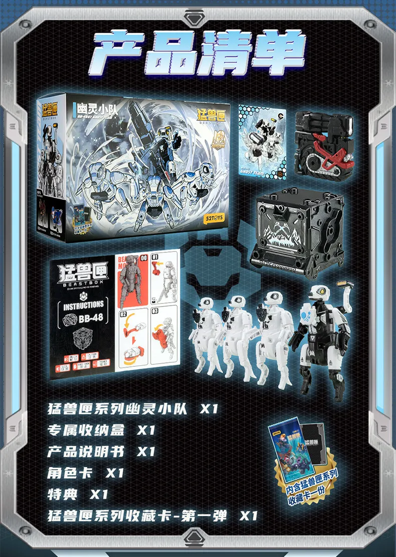 52TOYS BeastBox BB-48GT GHOST TEAM with Bonus - JOYTOY WORLD