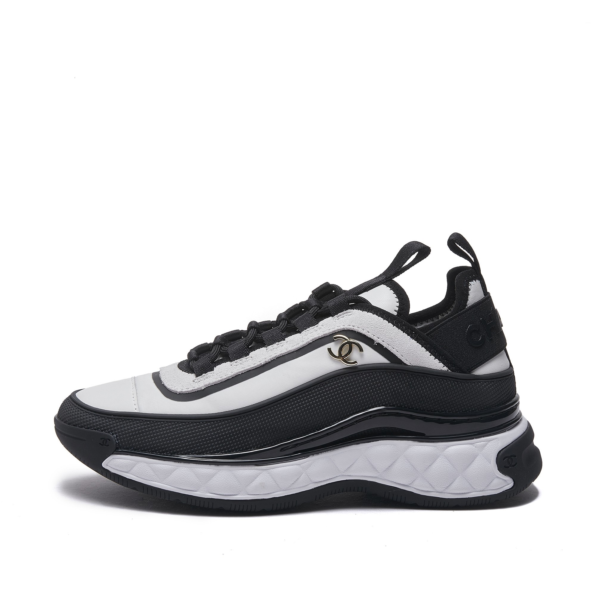 Chanel Interlocking CC Logo Sneakers