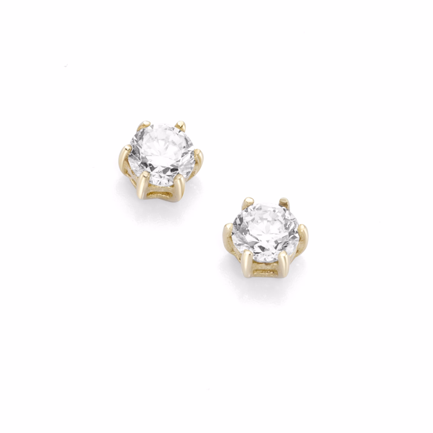 Ohrstecker mit Zirkonia, Gold 375