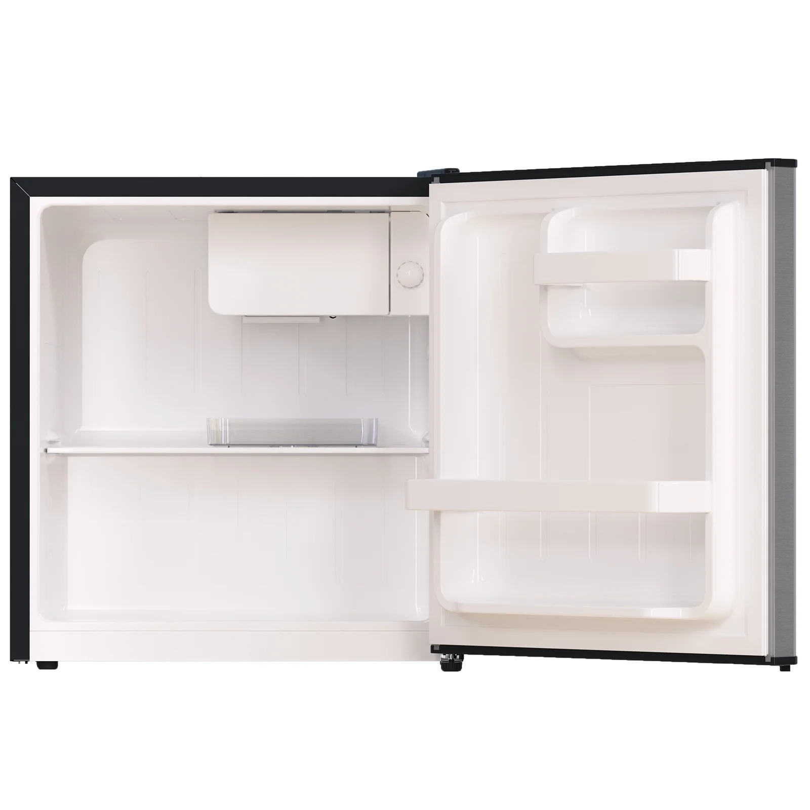 (3 pack) Frestec 1.7 Cu ft Single Door Mini Fridge , grey, New, VOK-17-3PSS