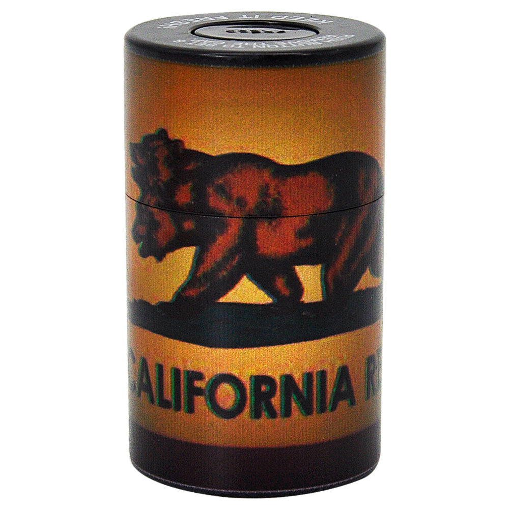Plastic Can Marijuana Container