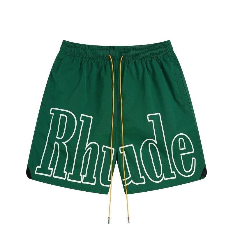 Letter printed patchwork color matched quick-drying beach shorts