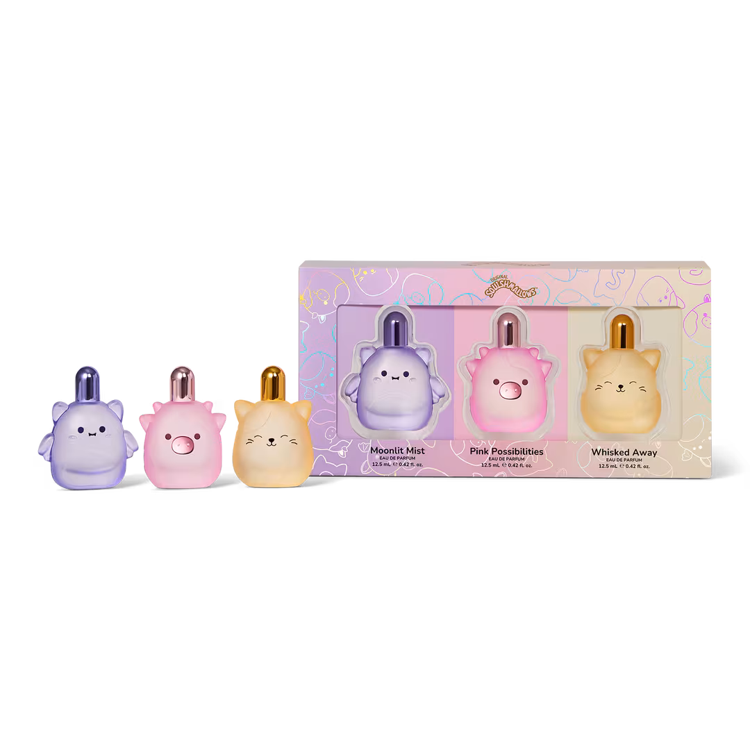 Squishmallows Fragrances  3-Piece Coffret Set