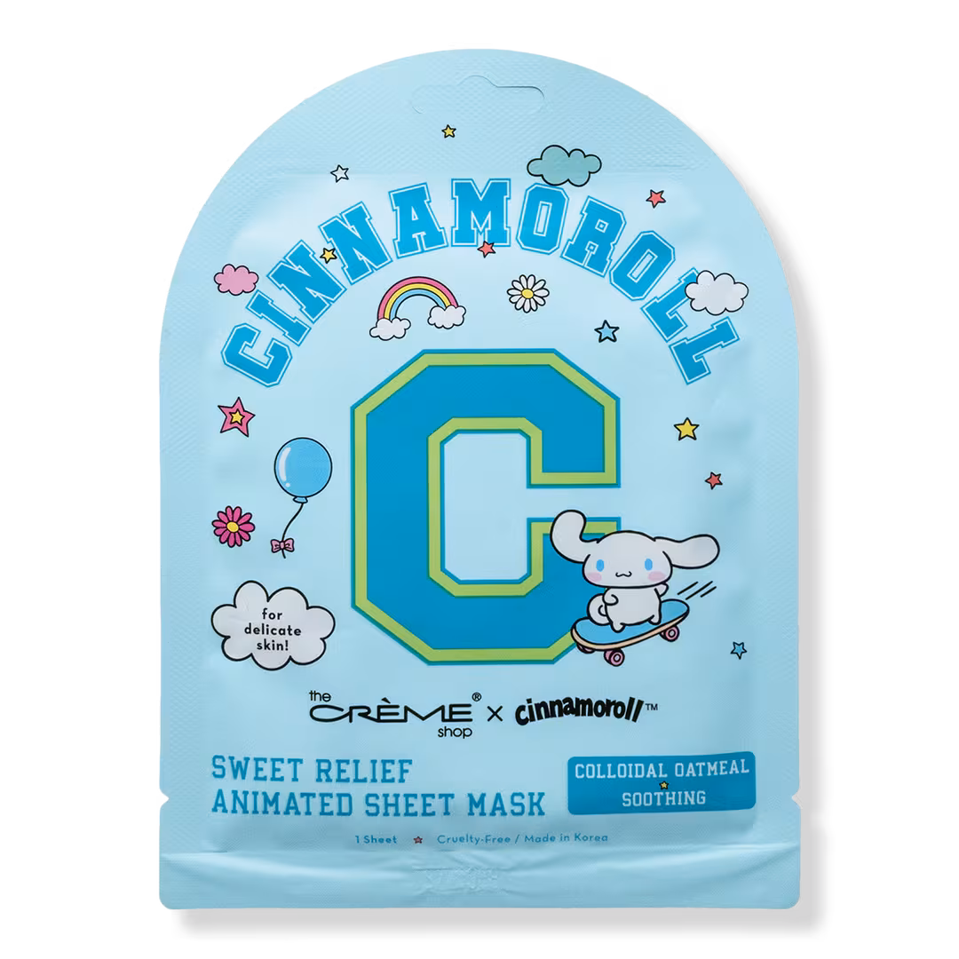 The Crème Shop  Cinnamoroll Sweet Relief Animated Sheet Mask