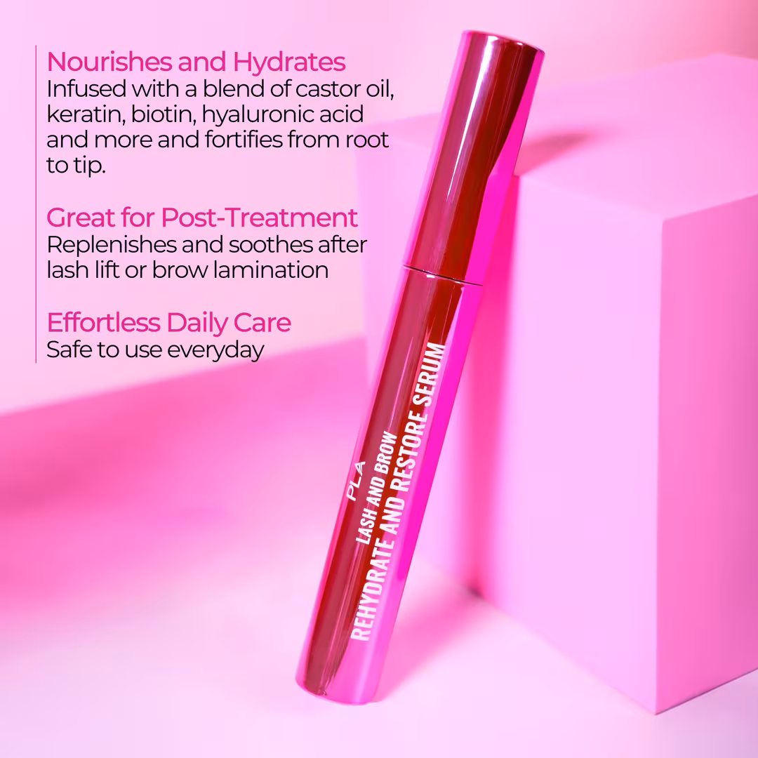PLA Beauty  Lash and Brow Rehydrate and Restore Serum