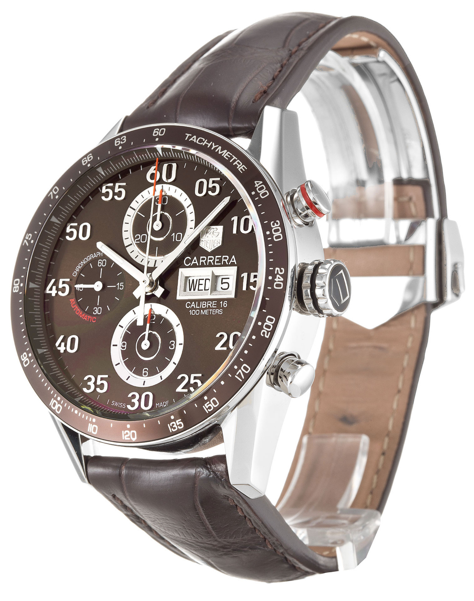 Replica Tag Heuer Carrera CV2A12.FC6236 Black Dial Number Markers 43MM