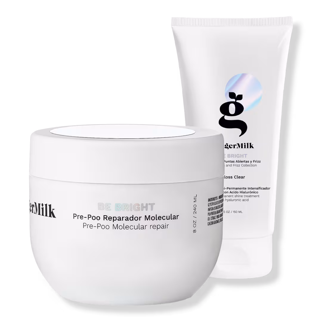 Ginger Milk  Shine & Color Enhancing Duo with Hyaluronic Acid & Keratin, 2-Piece