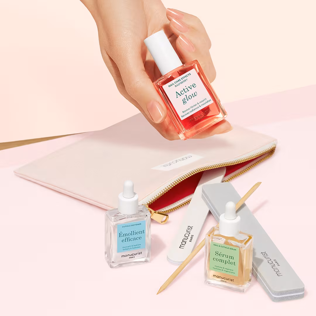 Manucurist  Glow Manicure Set, Nail Kit with Nail File