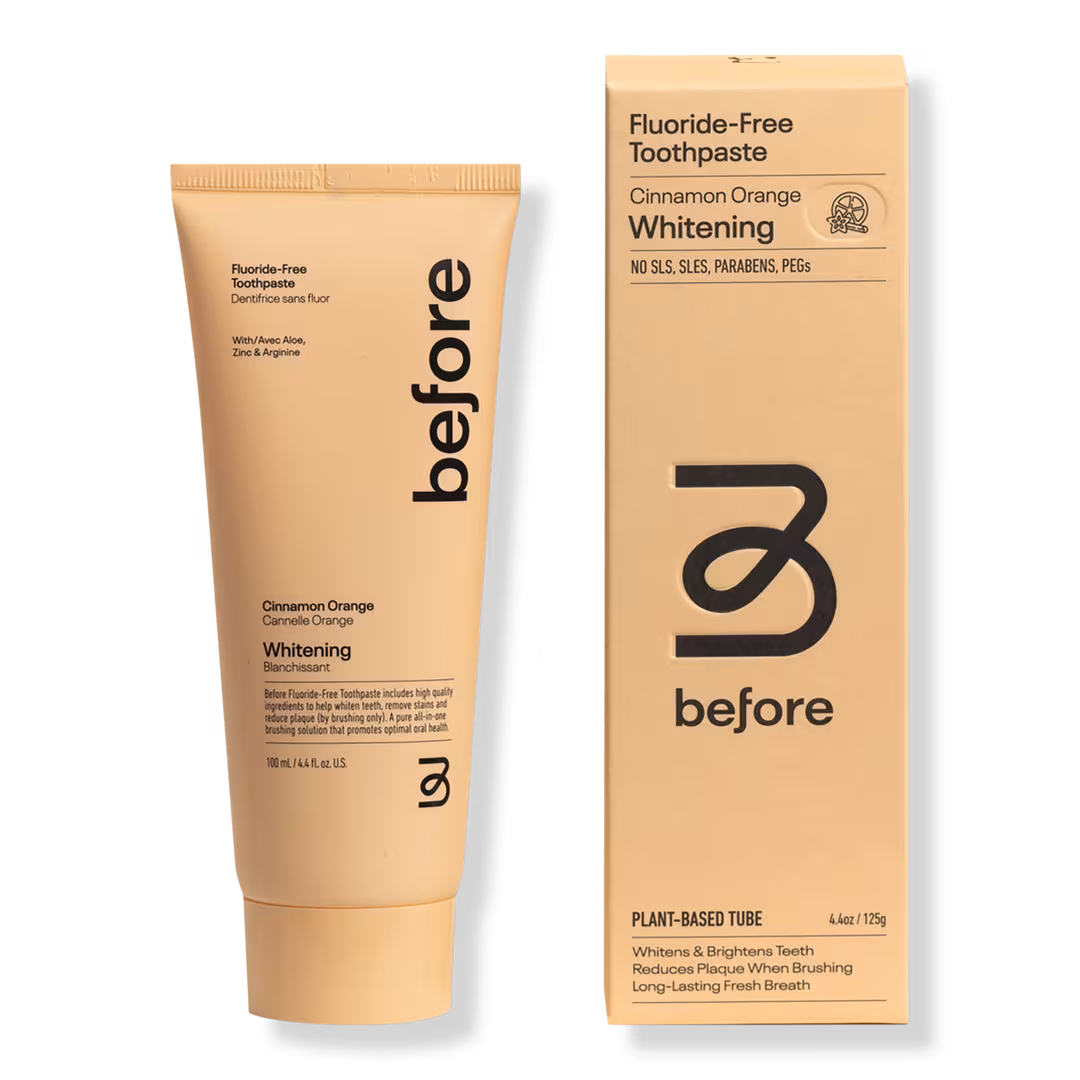 Before Oral Care  Fluoride-Free Whitening Cinnamon Orange