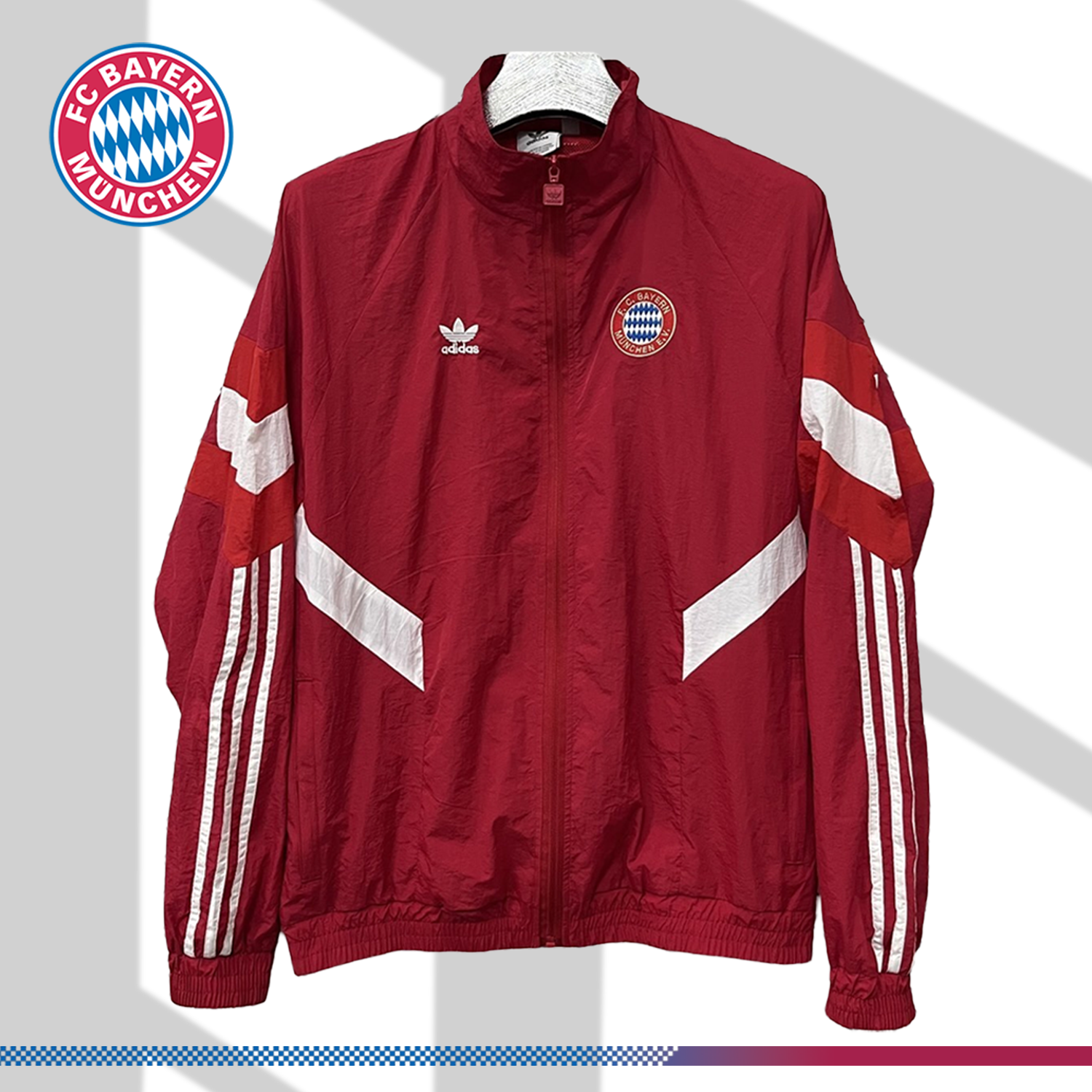 2025/2026 Bayern Munich Light Luxury Embroidered Windbreaker