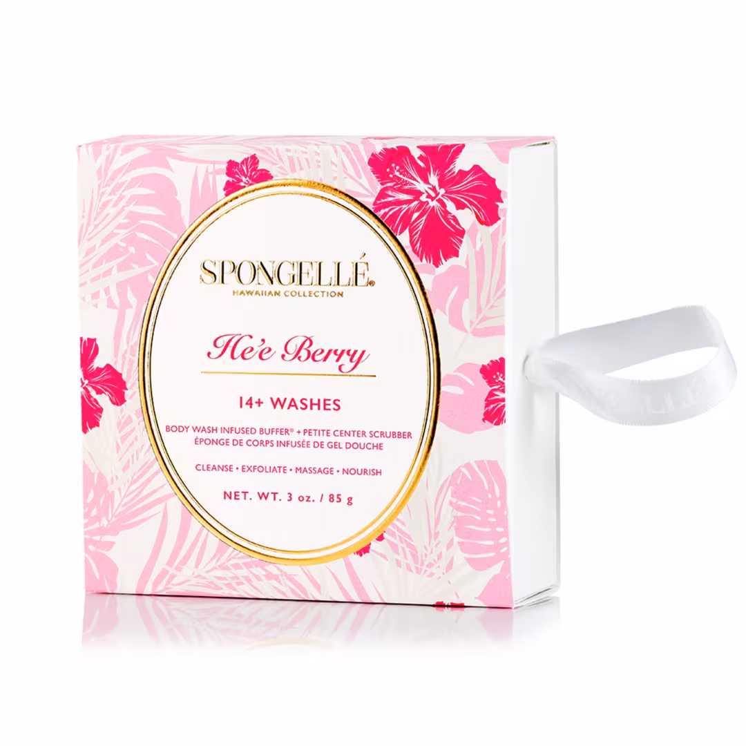 SPONGELLE  Hawaiian Collection Body Wash Infused Buffer He'e Berry