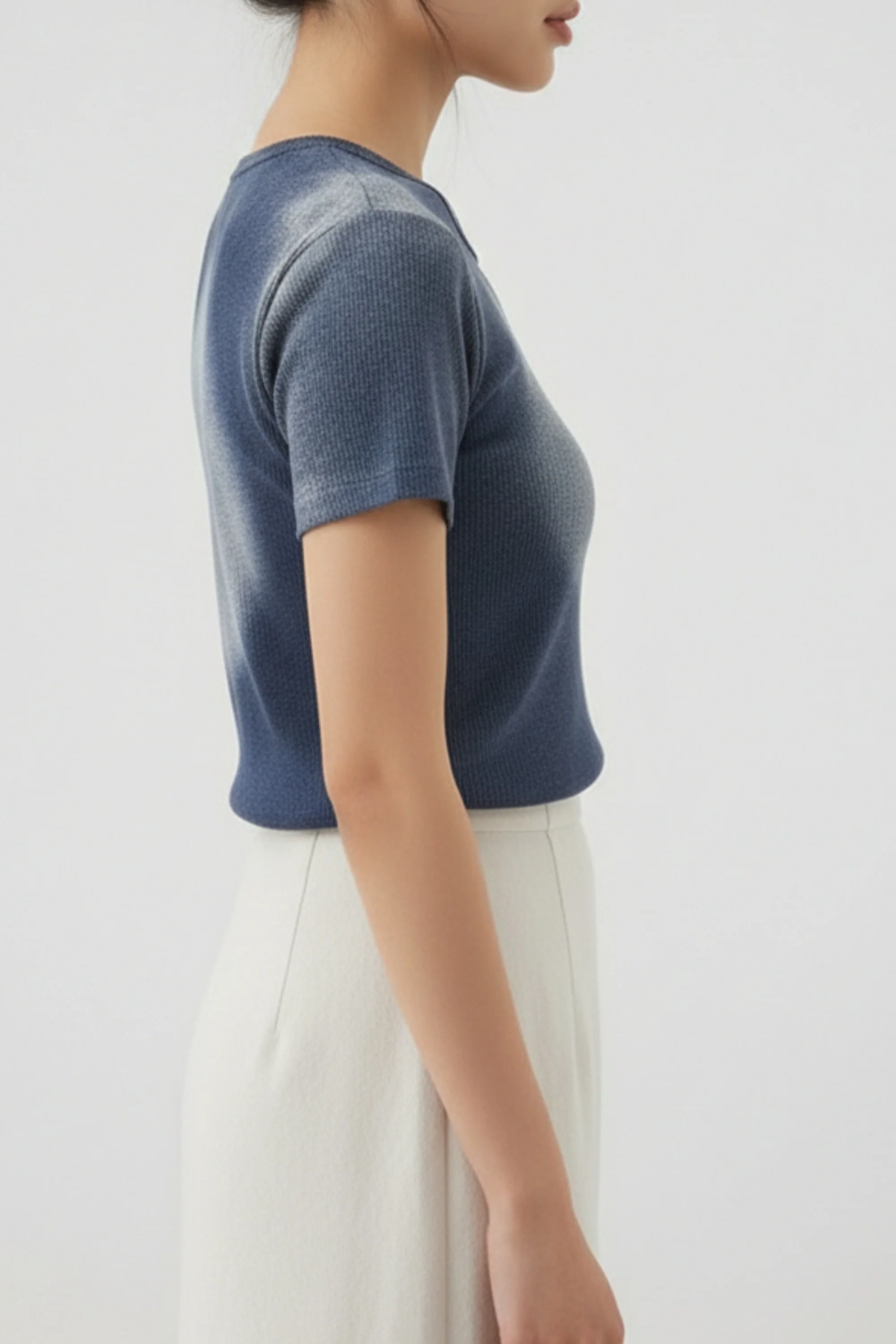 Shimmer Blue Faded Top