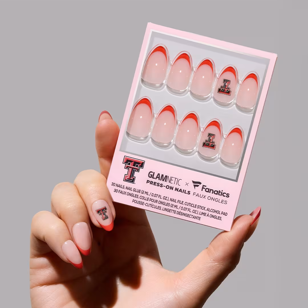Glamnetic x Fanatics Nail  Texas Tech Red Raiders Press-On Nails