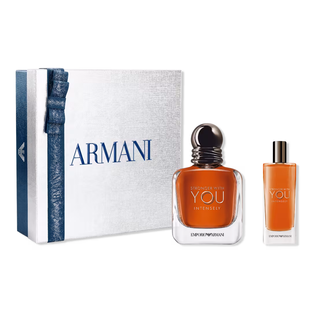 ARMANI  Stronger With You Intensely Eau de Parfum 2 Piece Men's Fragrance Gift Set