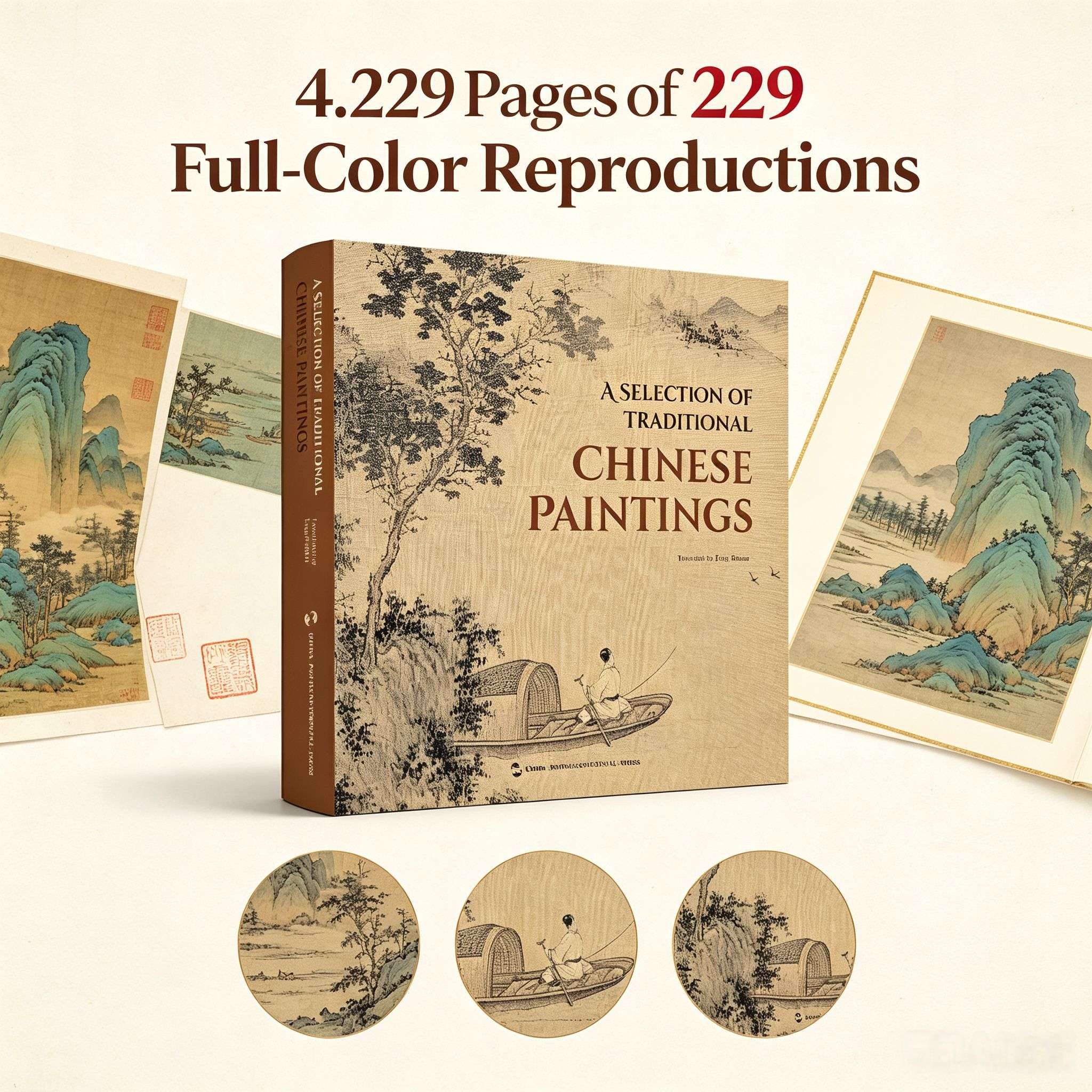 A Selection of Traditional Chinese Paintings: 128 Masterpieces from the Jin to Qing Dynasties