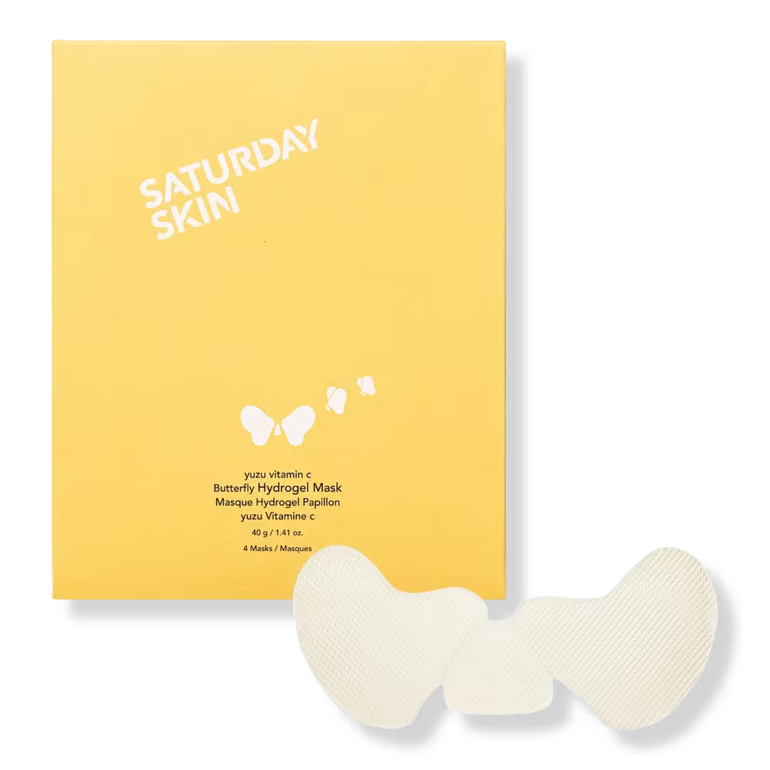Saturday Skin  Yuzu Vitamin C Butterfly Hydrogel Mask