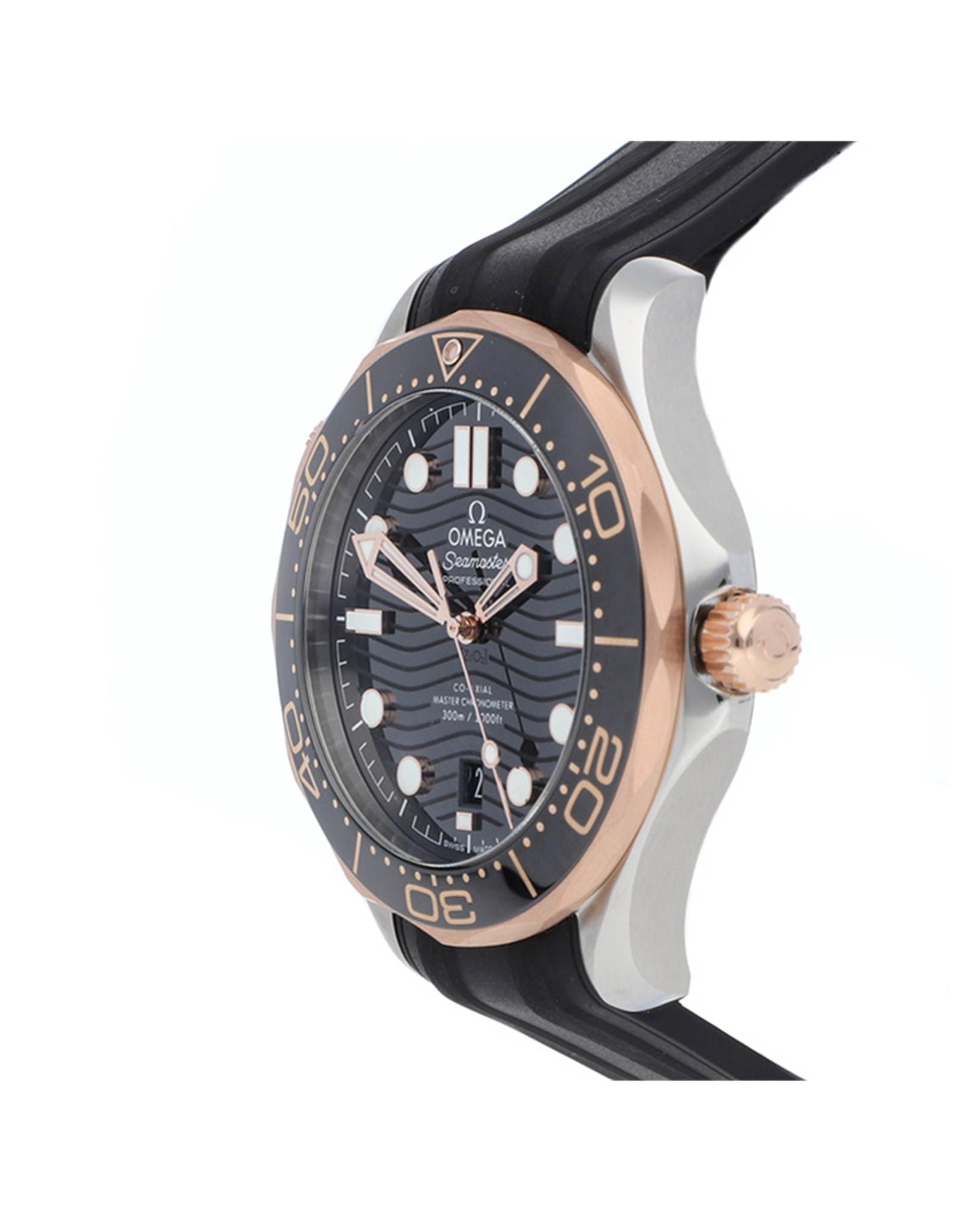 Replica Omega Seamaster Black CeramicRose Gold Bezel 210.22.42.20.01.002 42MM