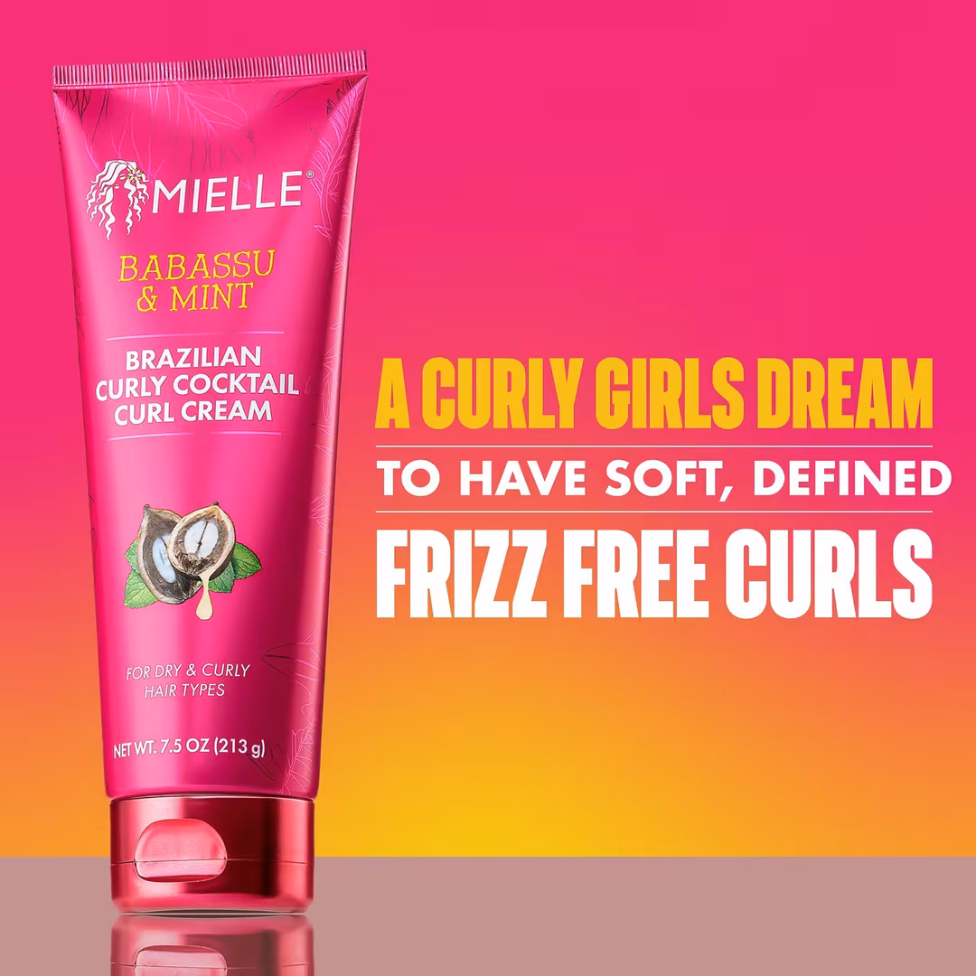 Mielle  Babassu & Mint Brazilian Curly Cocktail Cream