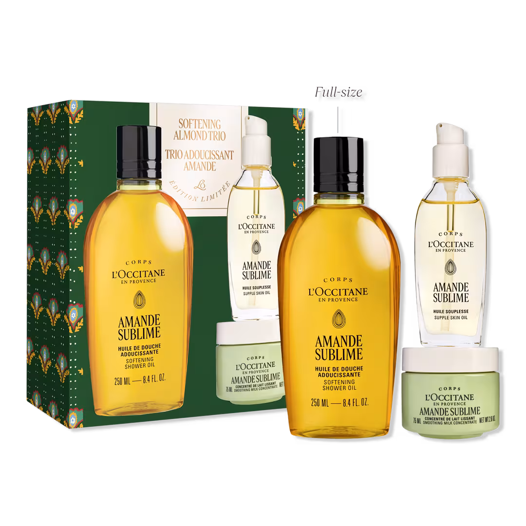 L'Occitane  Softening Almond Trio Gift Set