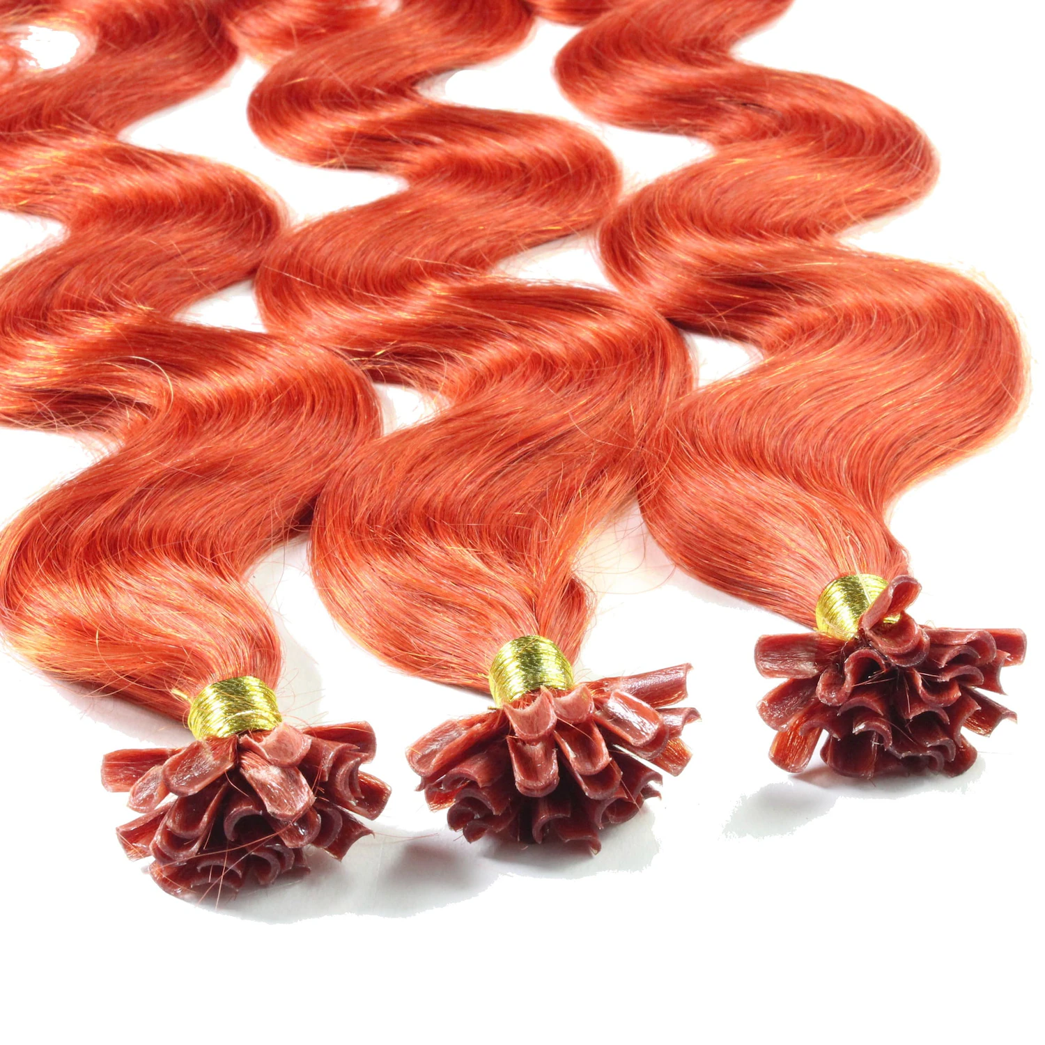 Bonding Extensions Echthaar #8/43 Hellblond Rot-Gold 1g