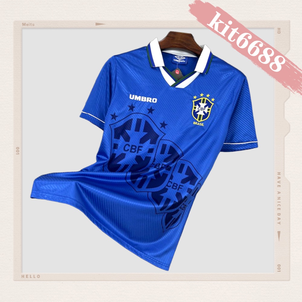 1994 Brazil World Cup Away Retro Football Shirt