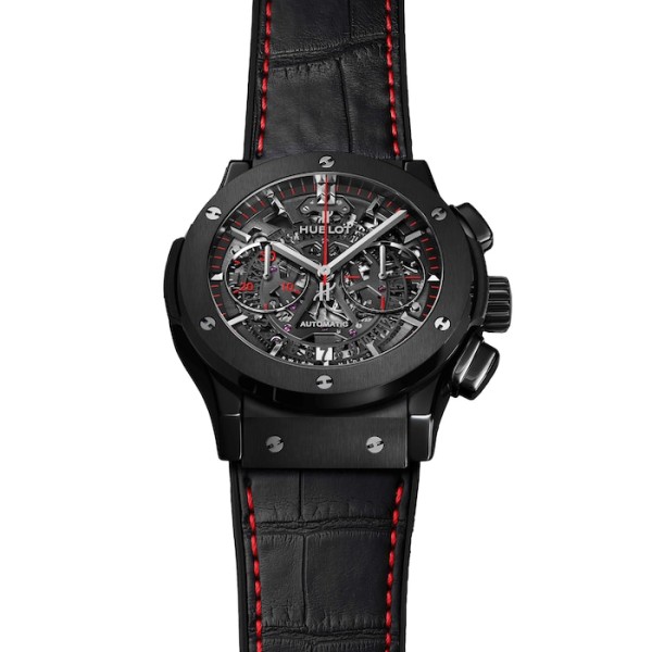 Replica Hublot Classic Fusion Men Automatic Black Alligator Watch 525.CM.0173.LR.AUM20