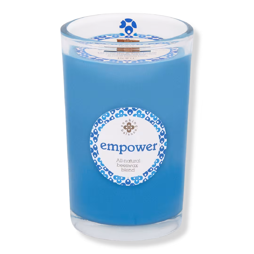 Root Candles  Seeking Balance Empower - Lavandin & Patchouli Aromatherapy Candle