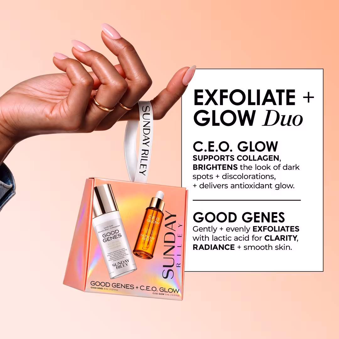 SUNDAY RILEY  Good Genes + C.E.O Glow Ornament 2 Piece Kit