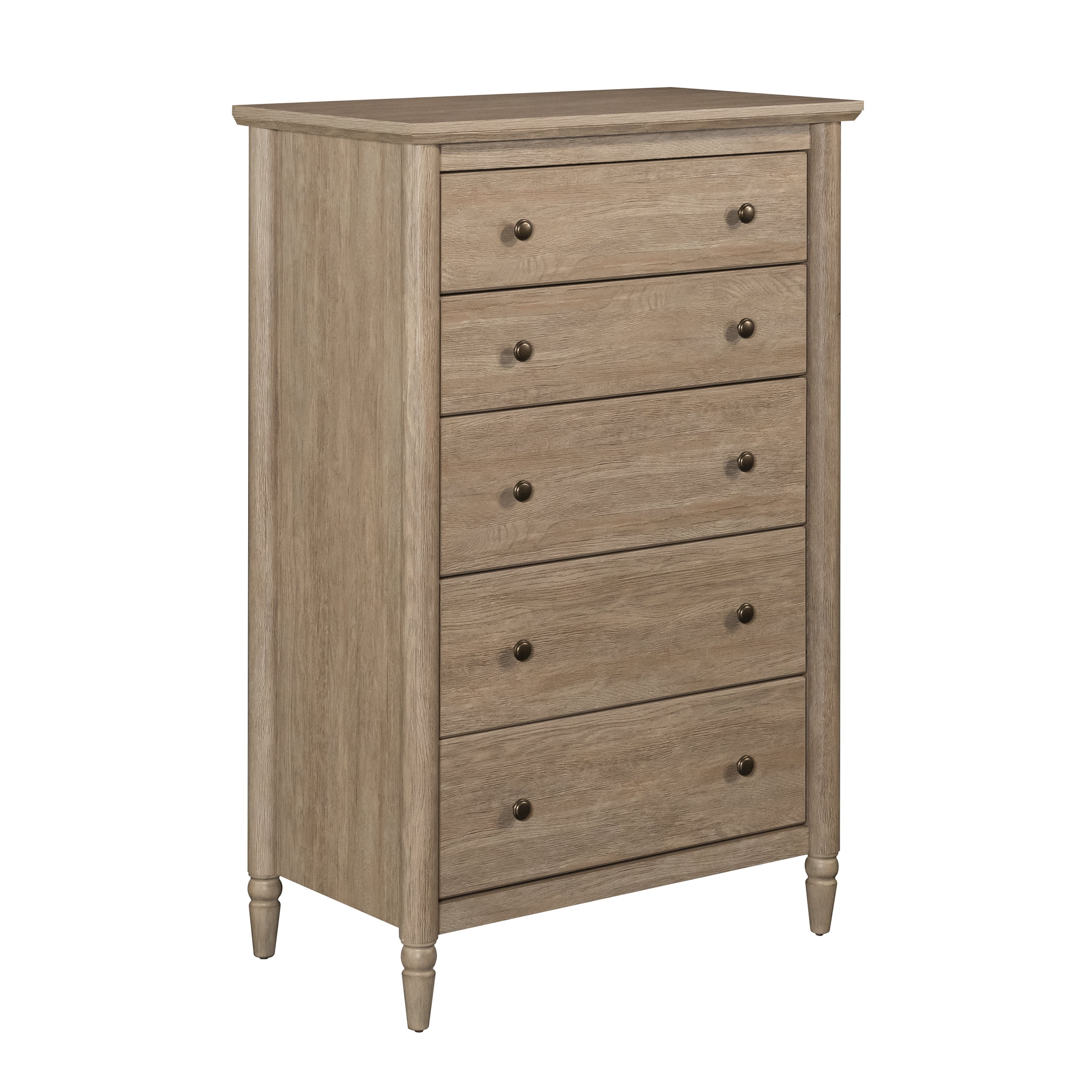 My Texas House Monroe 5-Drawer Dresser, Brushed Oak Finish