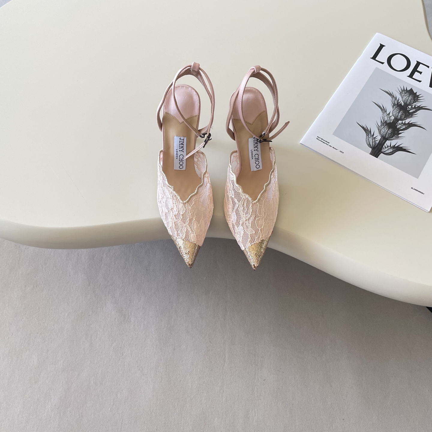 Jimmy Choo Faiz 100 Lace-Up High Heels|