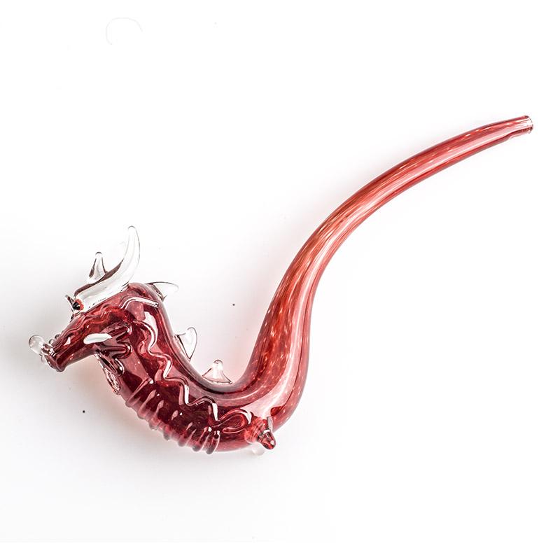Dragon Theme Sherlock Glass Pipe