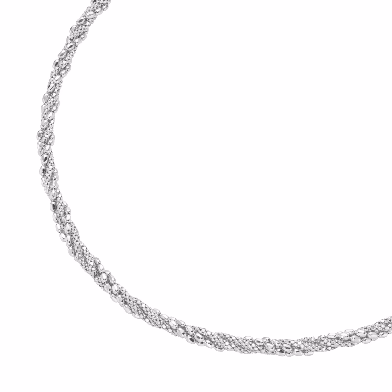 Kette Fantasie, gedreht, Silber 925