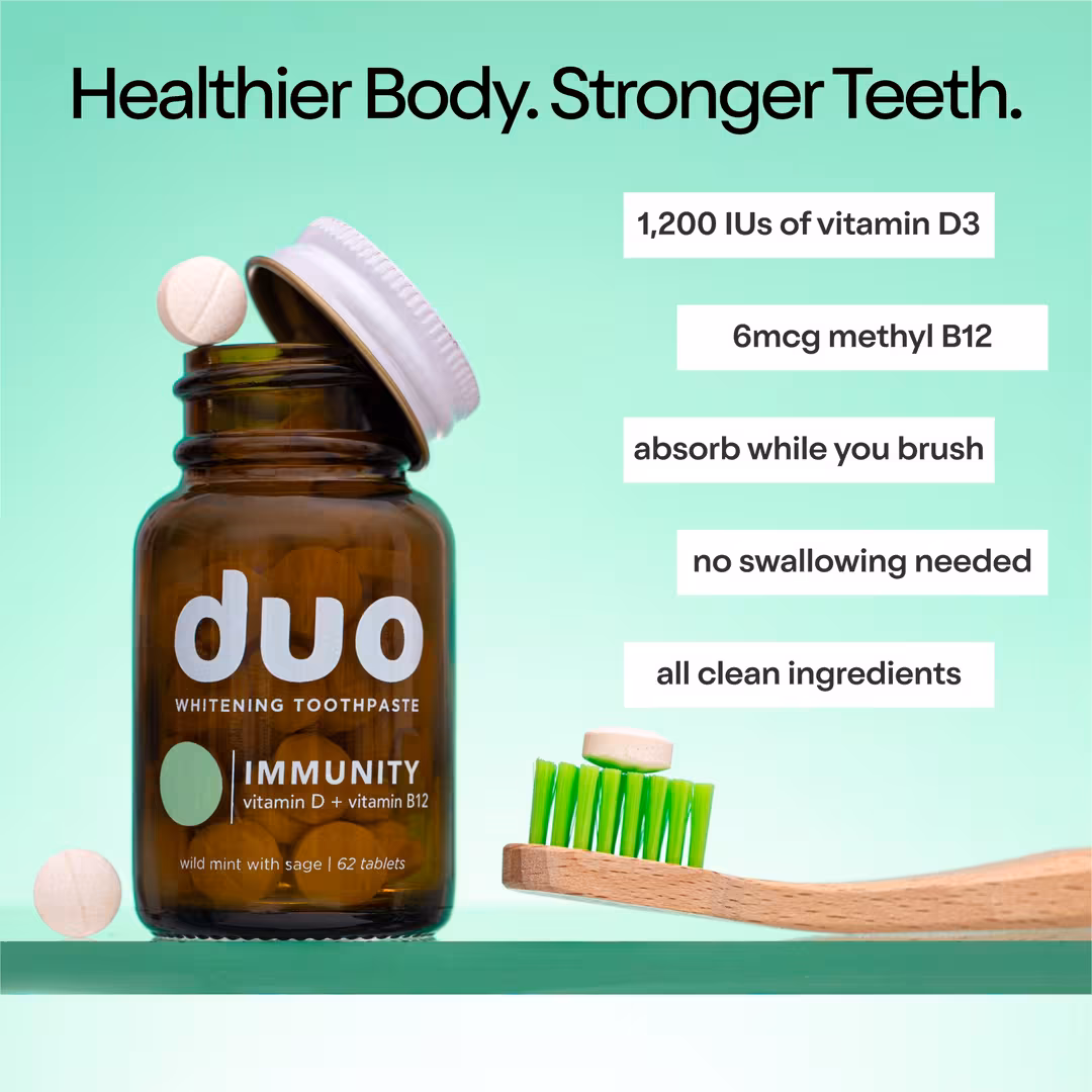 Duo Toothpaste  Immunity Whitening Toothpaste Tablets