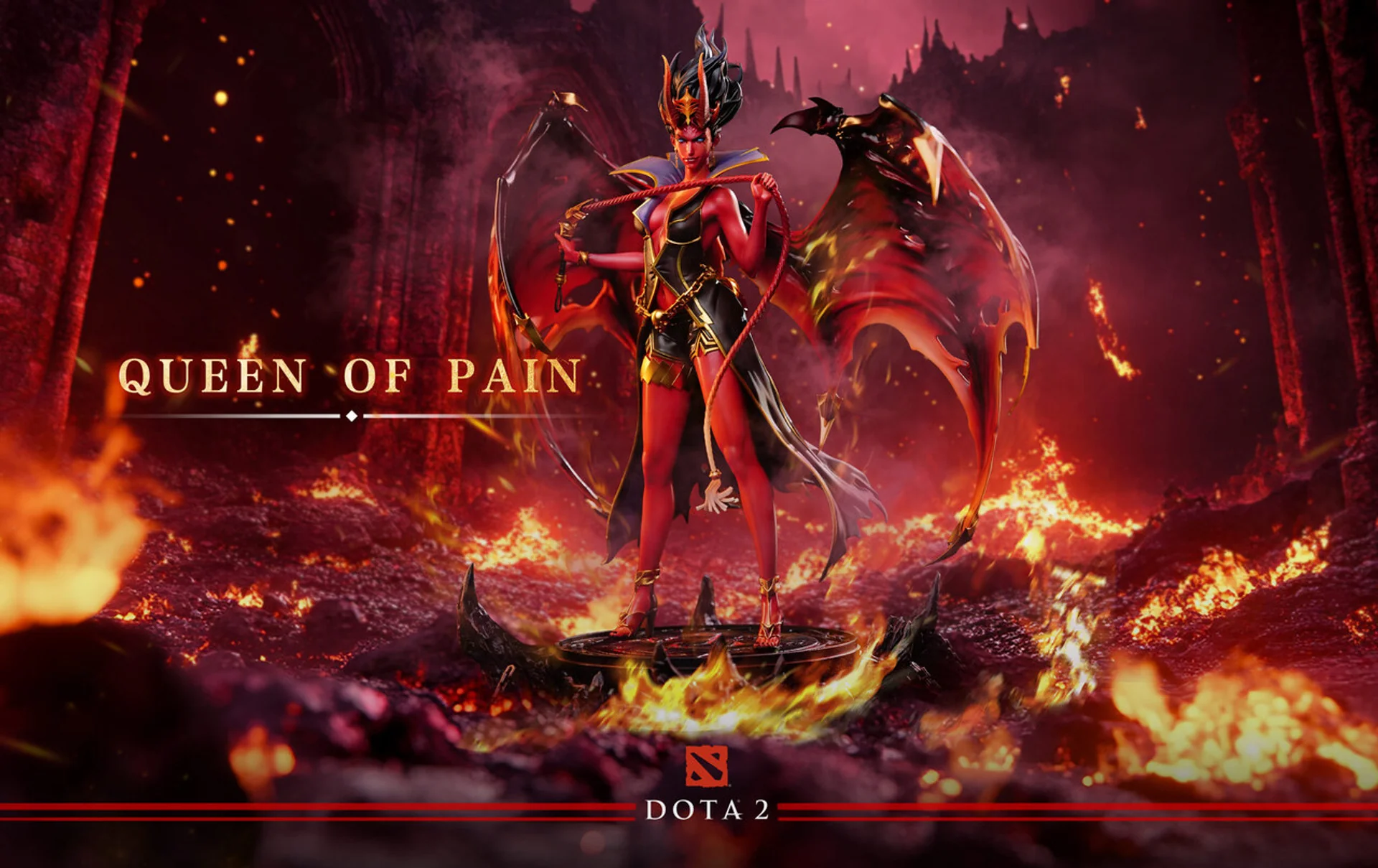 Dota 2 - Queen of Pain | 1:7 Resin Statue | von Perfect World Studio