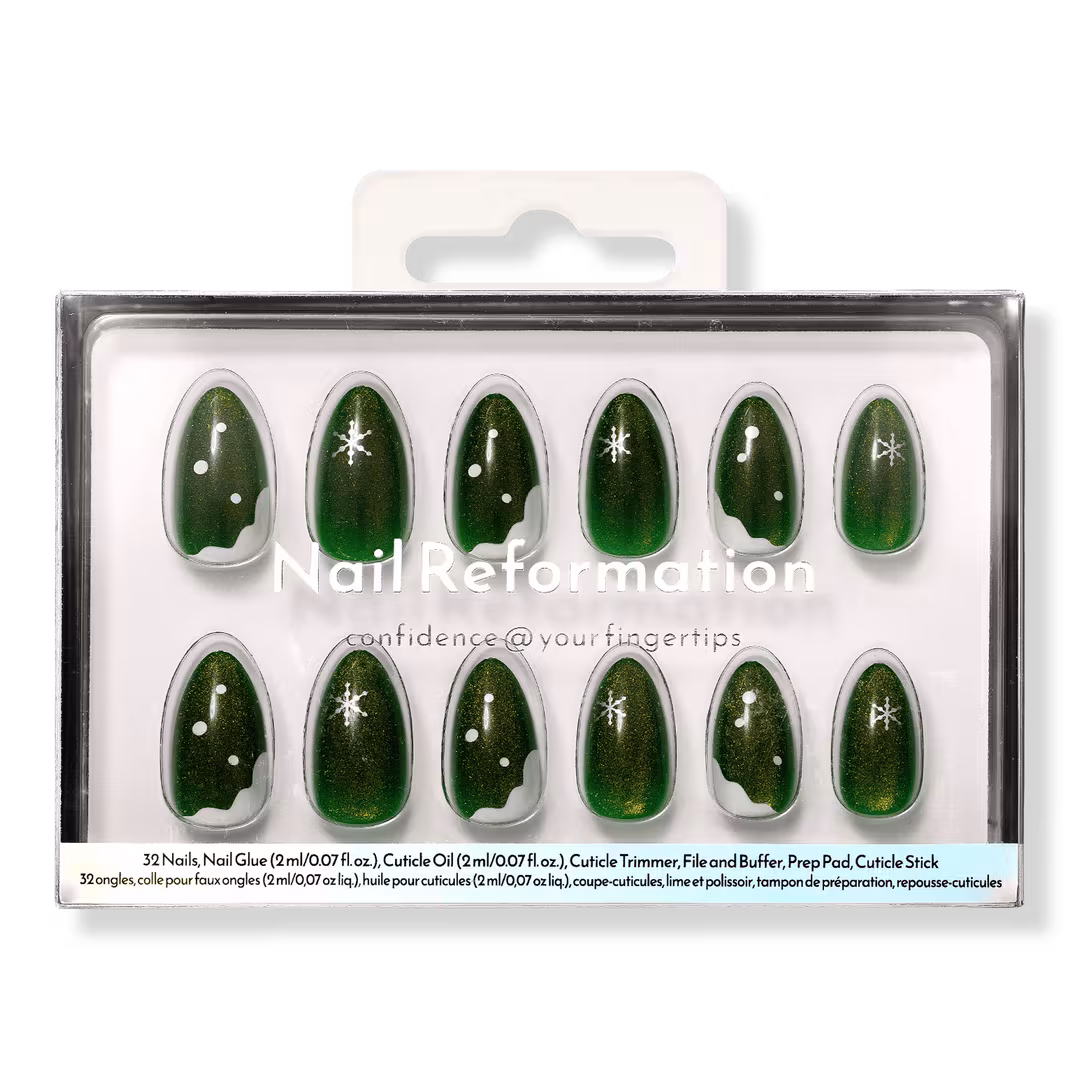 Nail Reformation  Frozen Forest Press On Nails