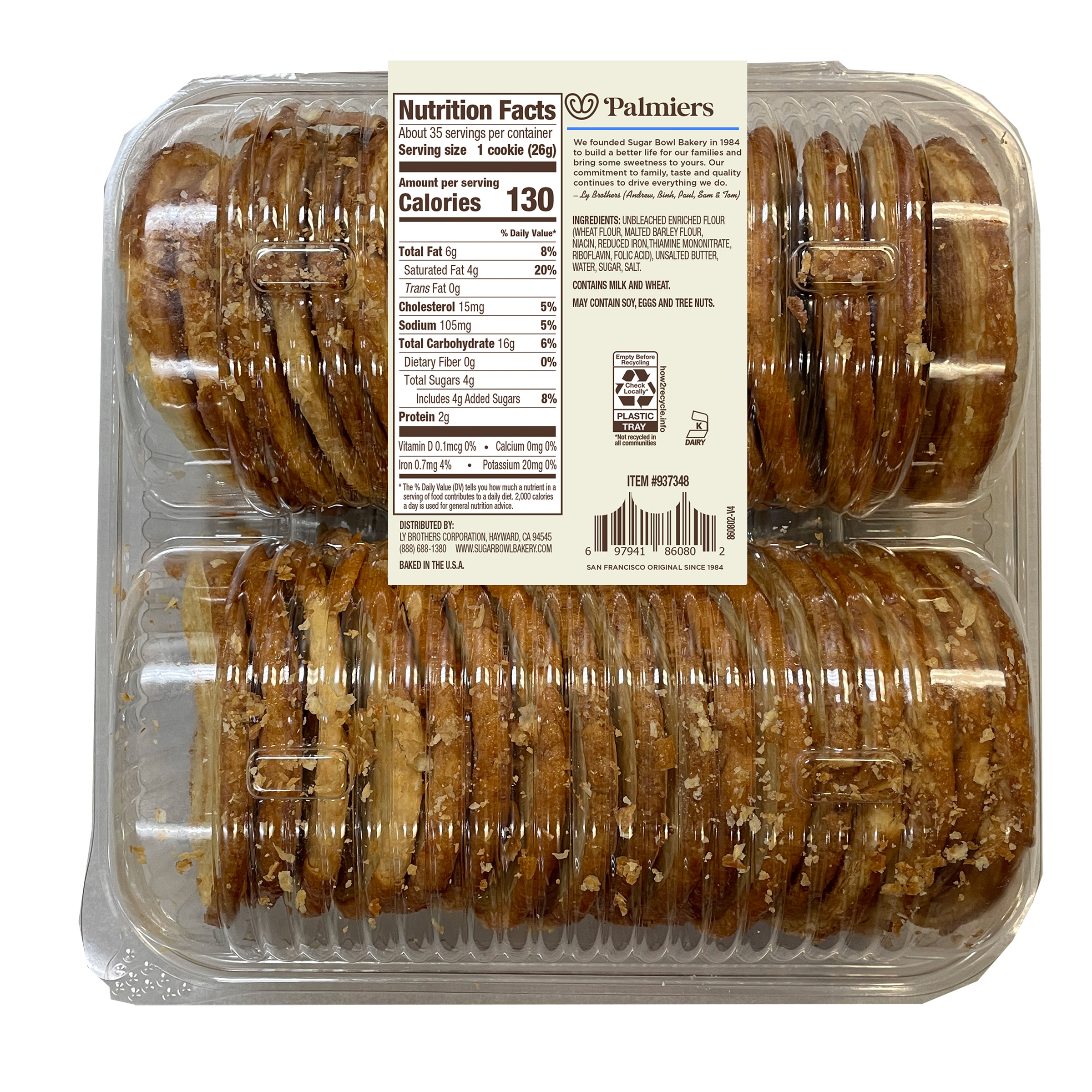 Sugar Bowl Bakery, Petite Palmiers, 32 oz