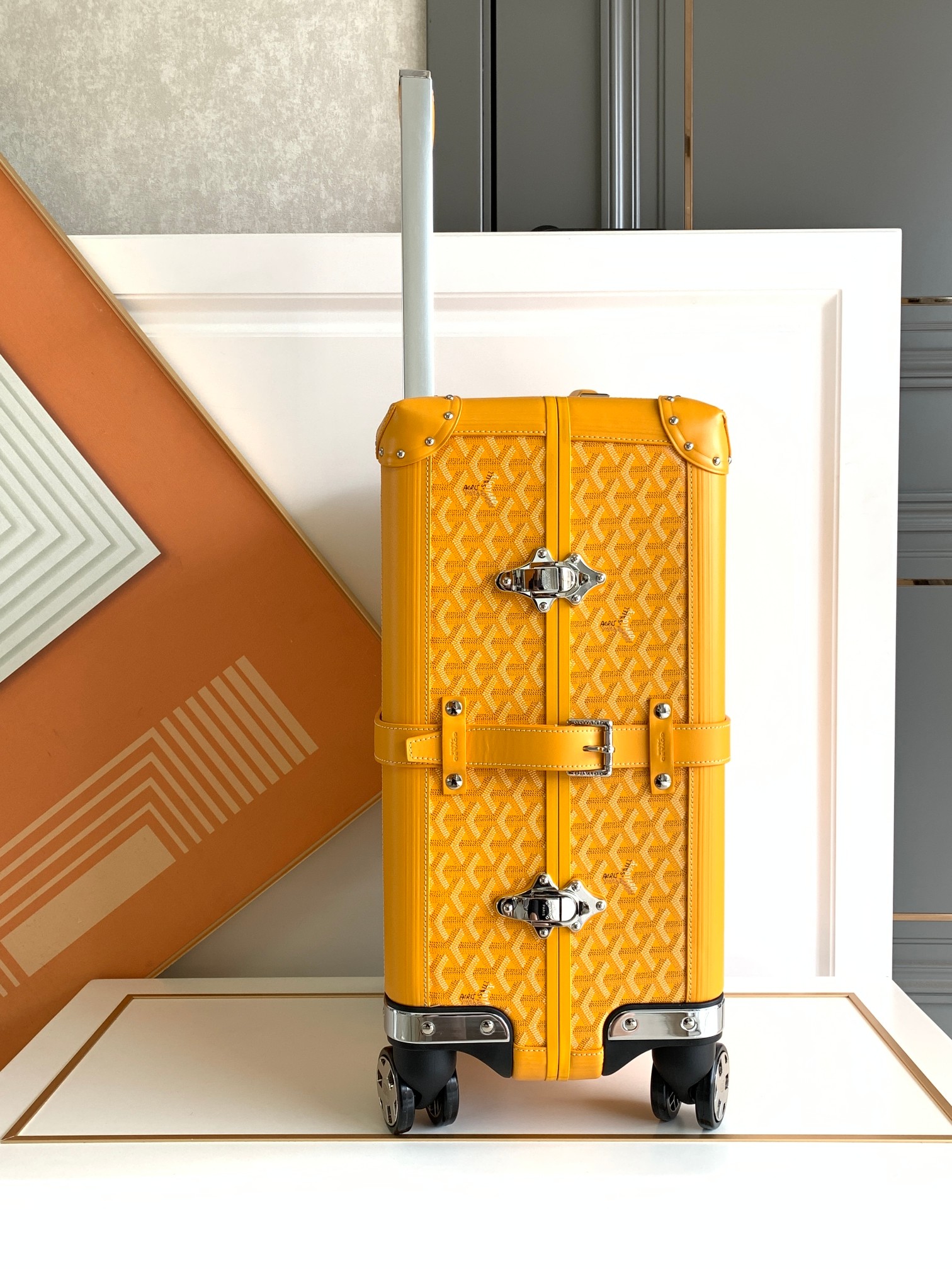Goyard classic print trolley case