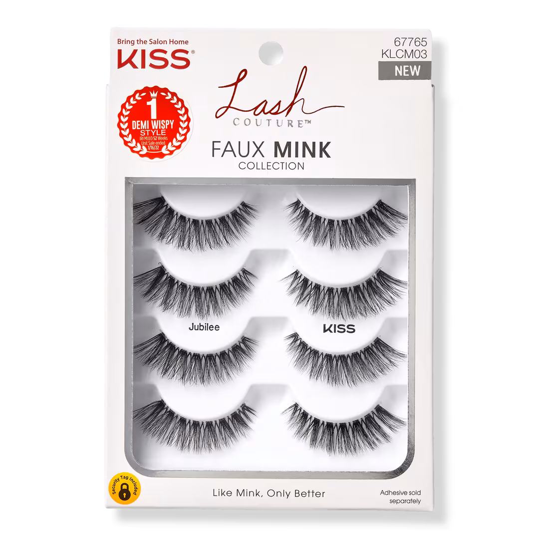 Kiss  Lash Couture Faux Mink, Jubilee Multipack
