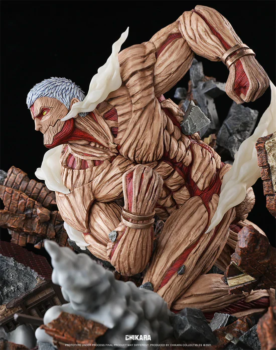 ATTACK ON TITAN - Chikara Studio Titan Series Armored Titan And Reiner Braun