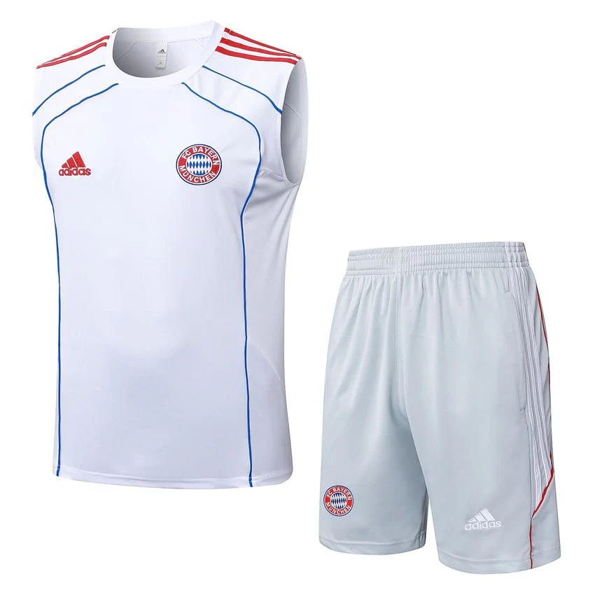 Bayern Munich Tank Top Shorts Men 2025 2026 White