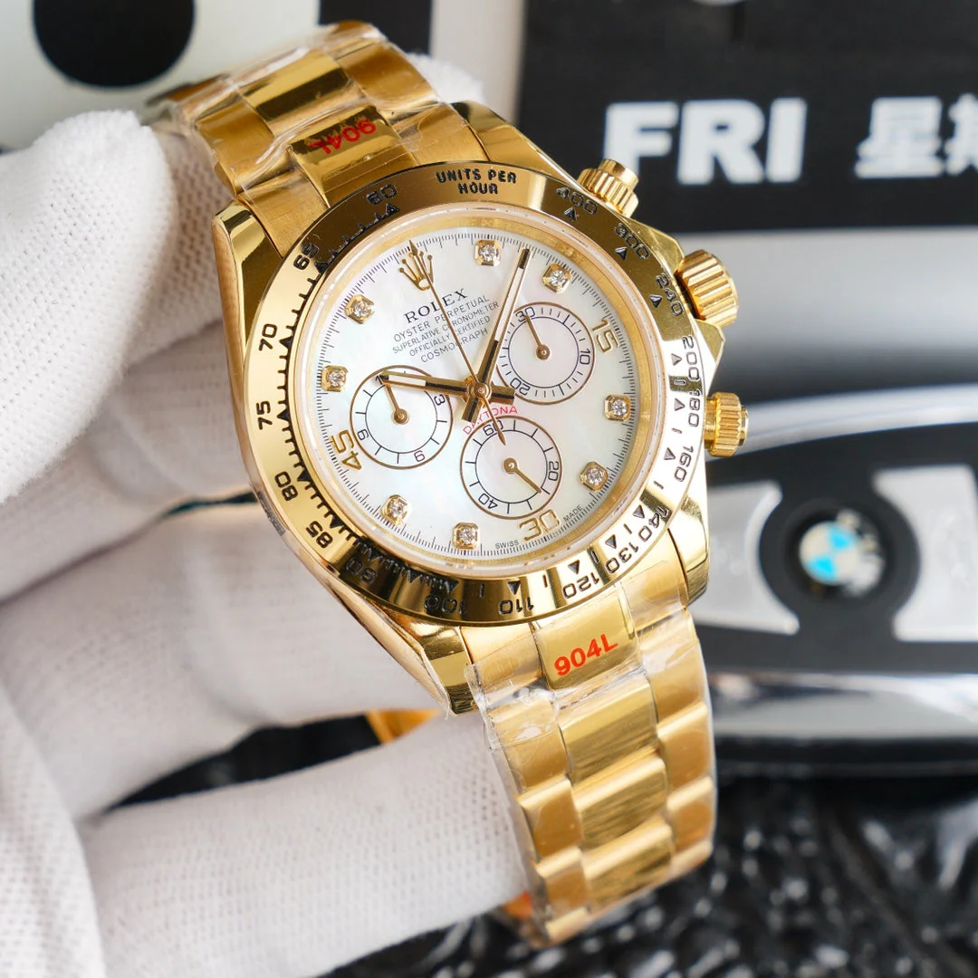 Rolex Watch DAYTONA GOLD 40MM DIAMOND NUMERALS Watch