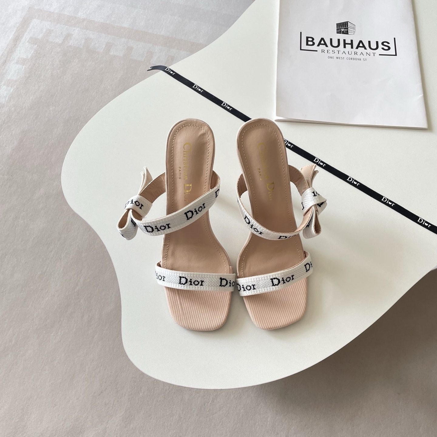 Dior High-Heeled Chunky-Heeled Sandals