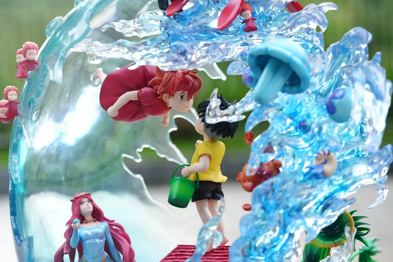 Studio Ghibli - Ponyo on the Cliff 2.0 | Resin Statue | by OPM Studio
