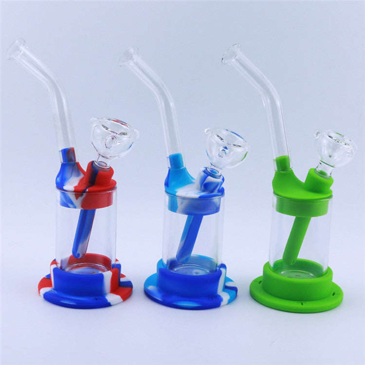 8 LED Luminous Silicone Detachable Dab Rig