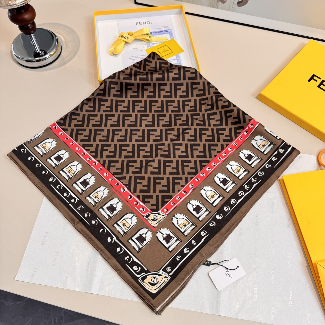 Fendi Silk Handkerchief