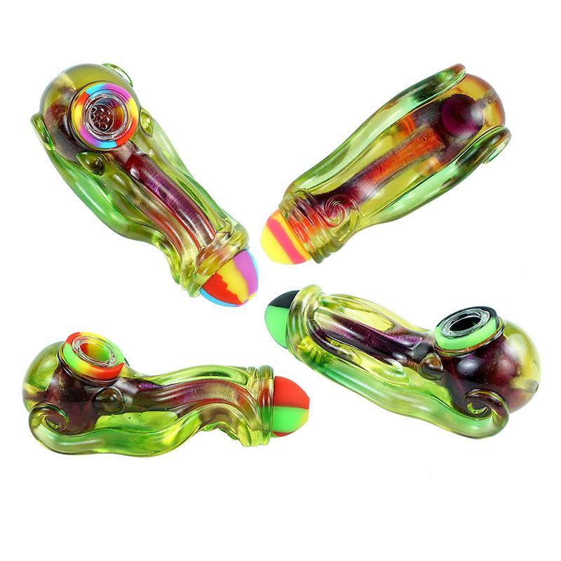 Creative Penis Resin Silicone Pipe