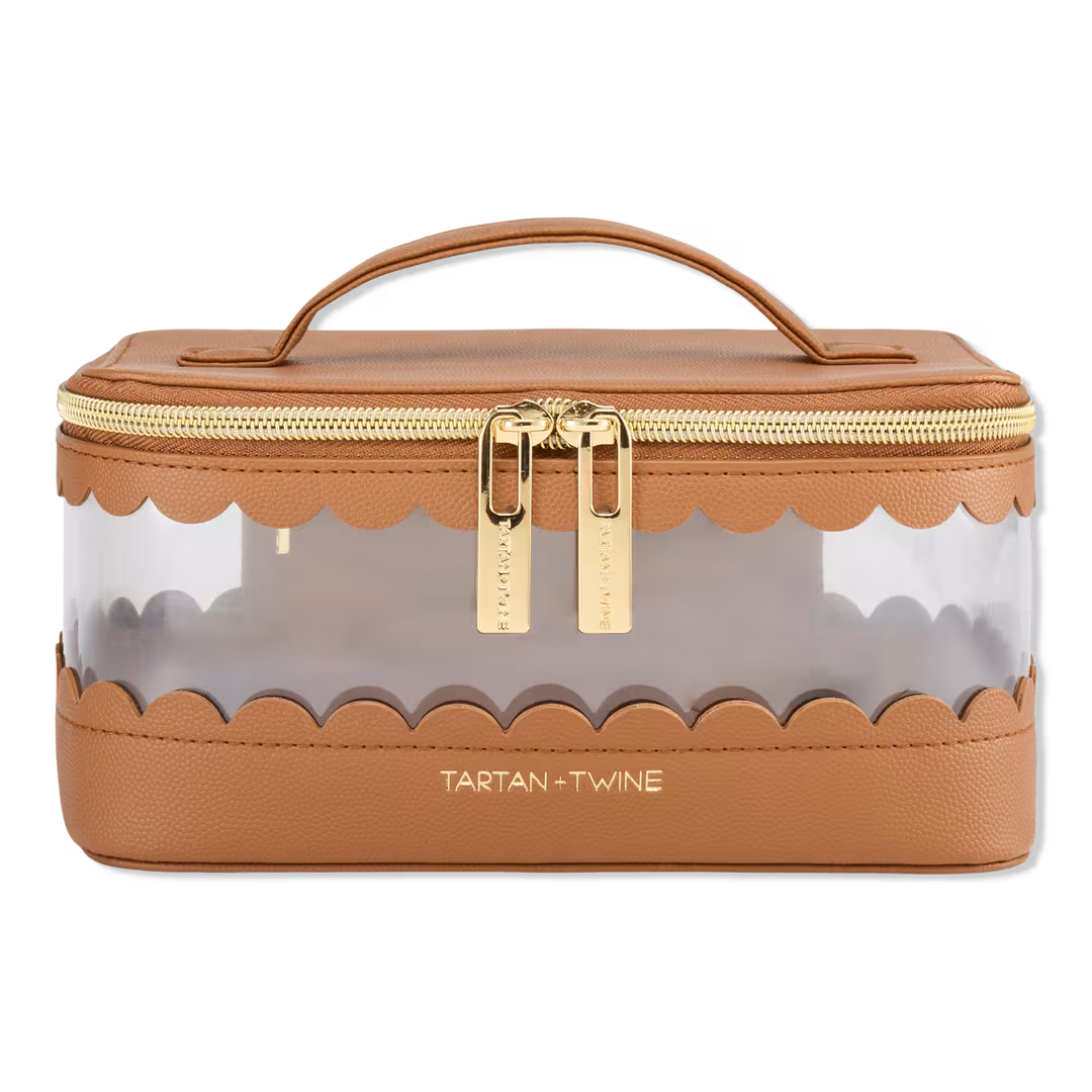 Tartan + Twine  Gingerbread Spice Clear Makeup Case